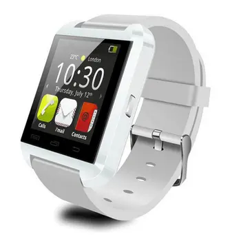 

U80 Smart Watch with Camera Fitness Pedometer Sleep Monitor SMS Call Reminder Silica Band Wristwatch