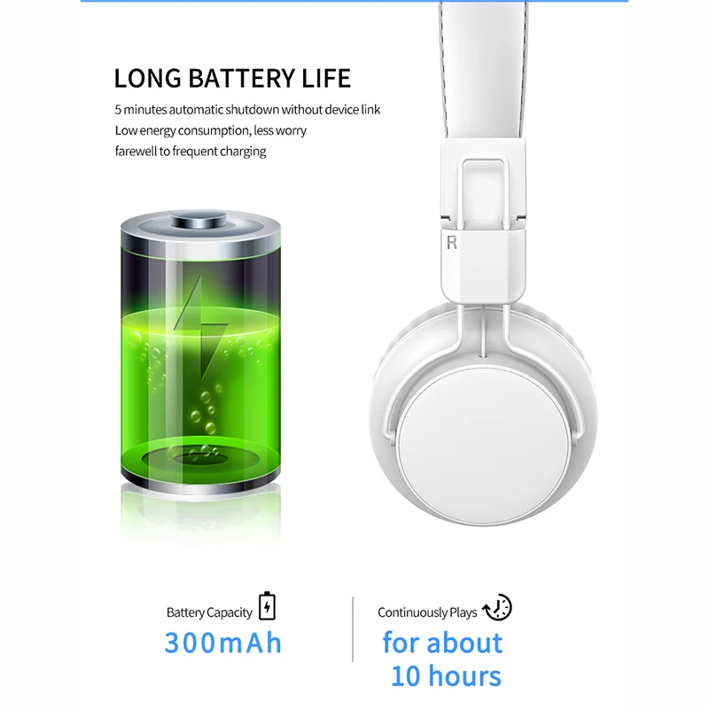E92 гарнитура Bluetooth 5,0 с креплением на голову, двусторонние стерео музыкальные наушники, эргономичный дизайн, микрофон, наушники