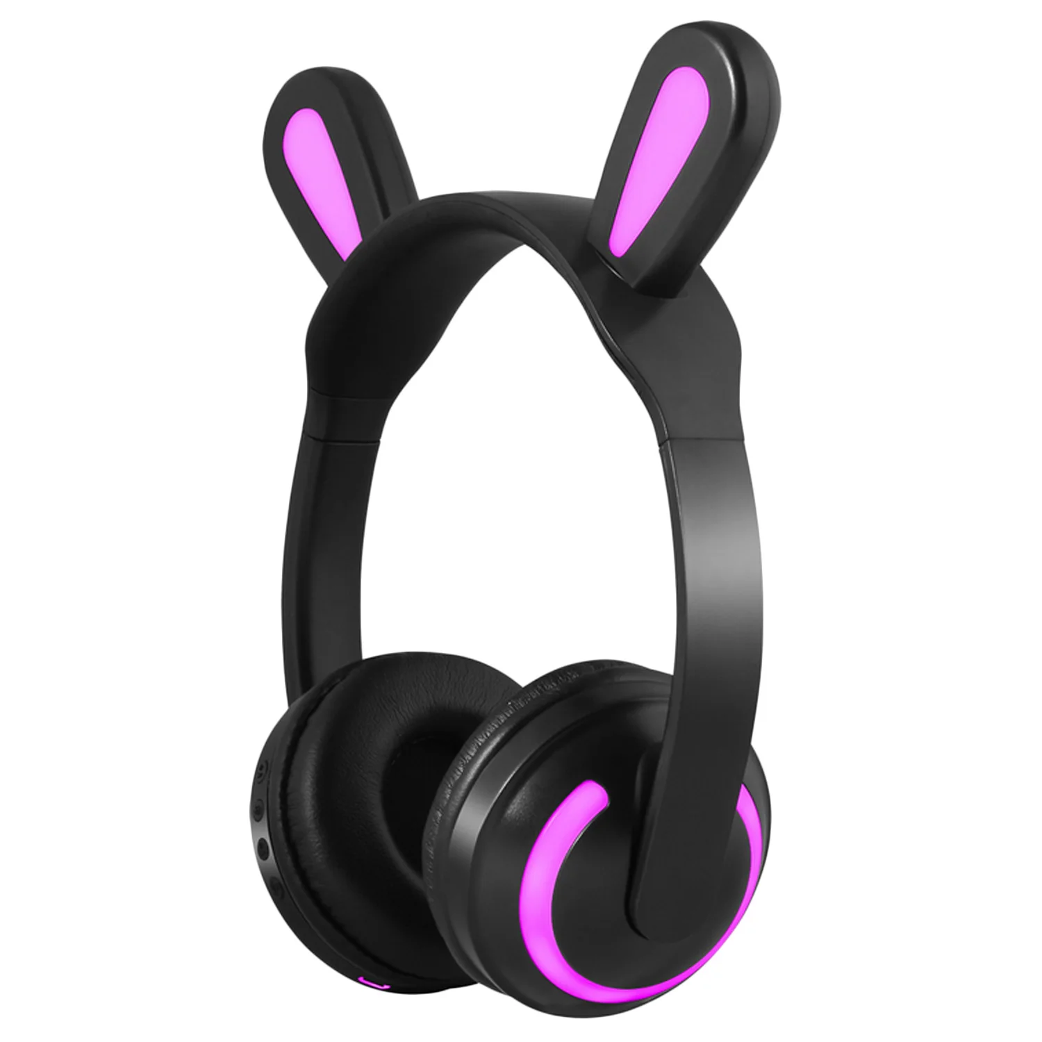Style B Bluetooth гарнитура с милым котом, беспроводные музыкальные стерео наушники, 7 цветов, светодиодный светильник, гарнитура для телефонов, для девочек, мальчиков, дочек, рождественские подарки - Color: Style B