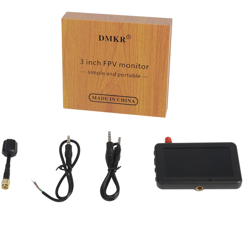 FPV 5.8G 40CH imtuvas su 3 colių ekranu ir 800mAh baterija