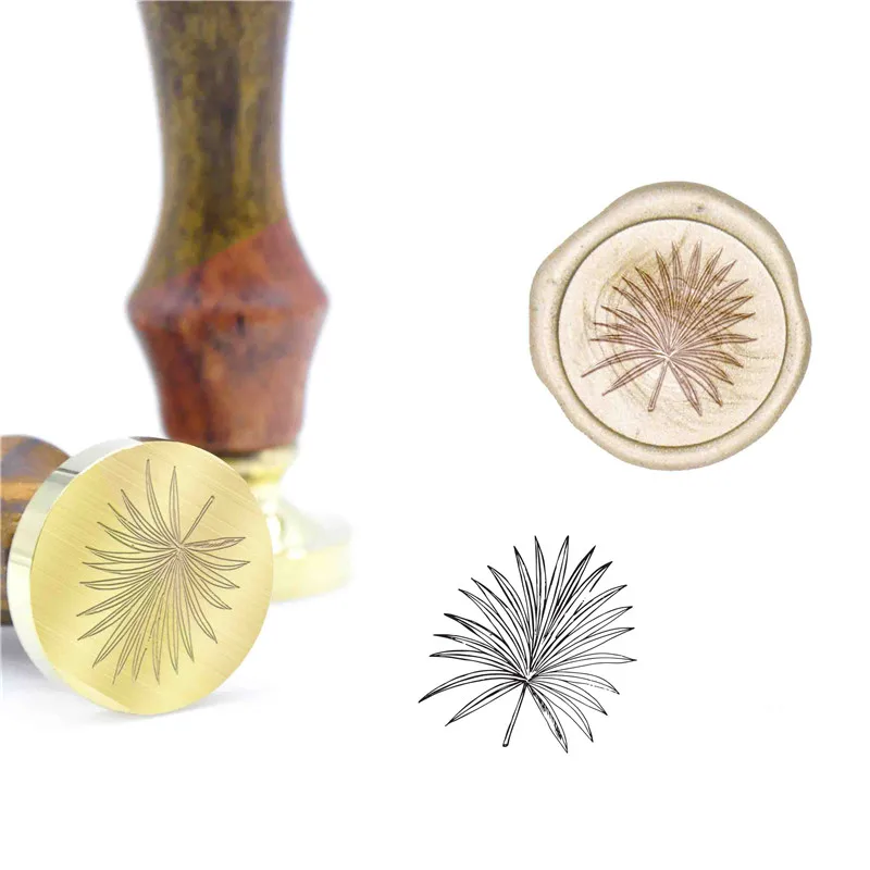 Wax seal 10 Лев животный узор воск печать подарок печать B14 пользовательский воск штамп начальный штамп деревянная ручка DIY старинная печать в стиле ретро - Цвет: Wax seal 10