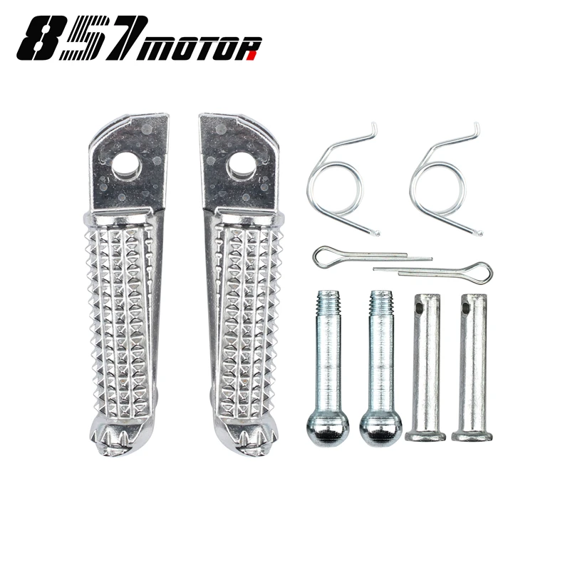 Motorcycle Front / Rear Footrests Foot pegs Foot Pedal Spring For YAMAHA FZ-09 MT09 MT07 MT03 MT10 R3 motorcycle accessories motorcycle foot pedals motorcycle footrests
