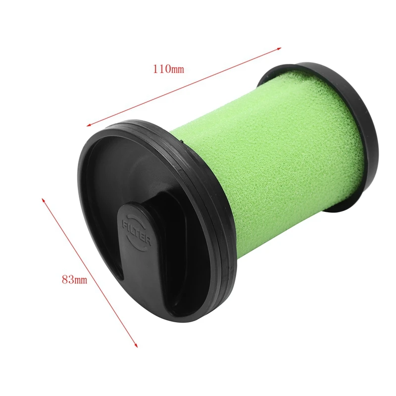 Washable Foam Filters for GTech Multi Cordless Vacuum Cleaner(Green/Black, Pack of 3