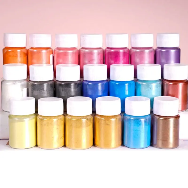 4 Pcs/set Mixed Color Resin DIY Jewelry Making Craft Glowing Powder Luminous Pigment Set Crystal Epoxy Material