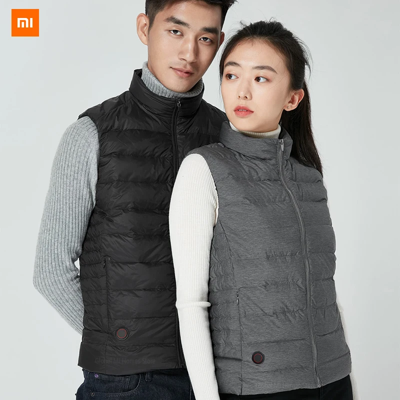 Умный жилет с гусиным пухом Xiaomi Mijia graphene контроль температуры пара моделей 4 файла