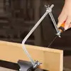DIY Coping Saw Adjustable Woodworking Nonslip Handle Lightweight Portable Multifunctional Hand Saw Frame for Cutting Woodworking 2