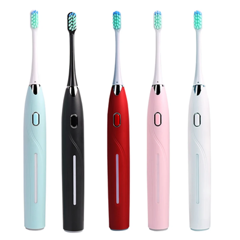 Electric Toothbrush Rechargeable Waterproof Teeth Brush Sonic Toothbrush Smart Timer Adult Brush USB Toothbrushes