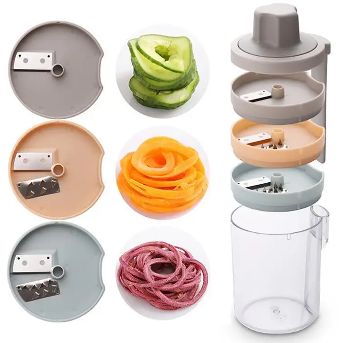 

Multi-functional Kitchen Tools Detachable 3 in 1 Rotary Planing Silk Machine