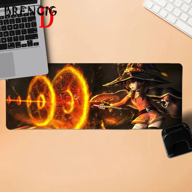 Горячая Распродажа аниме девушка megumin резиновая мышь прочный коврик для мыши на стол геймер скорость мыши розничная маленький резиновый коврик для мыши