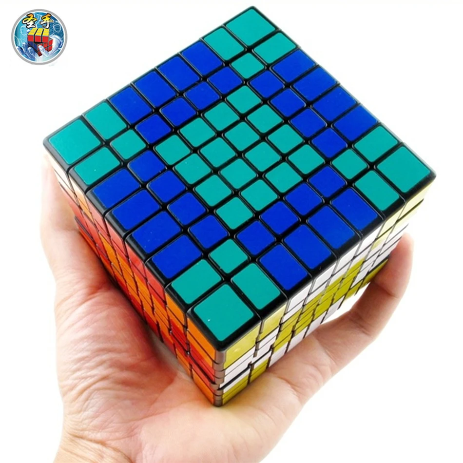 Sengso 8x8x8 черный куб волшебный детская кубик рубик гладкая развивающая игрушка sengso
