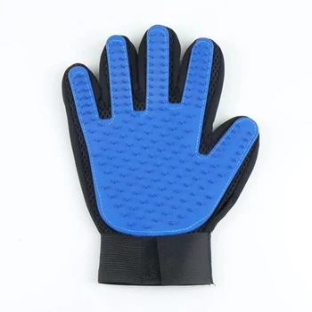

Nicrew cat grooming glove for cats wool glove Pet Hair Deshedding Brush Comb Glove For Pet Dog Cleaning Massage Glove For Animal