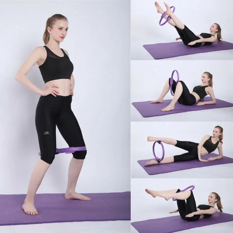 

Pilates Ring Dual Grip Magic Circle Body Exercise Sport Gym Fitness Fitness Weight Yoga Tool Kit