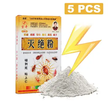 

Effective Eliminate Powder Cockroach Spider Bed bugs Killing Bait Poison Drug Medicine Insecticide Killer Pest Control Kitchen