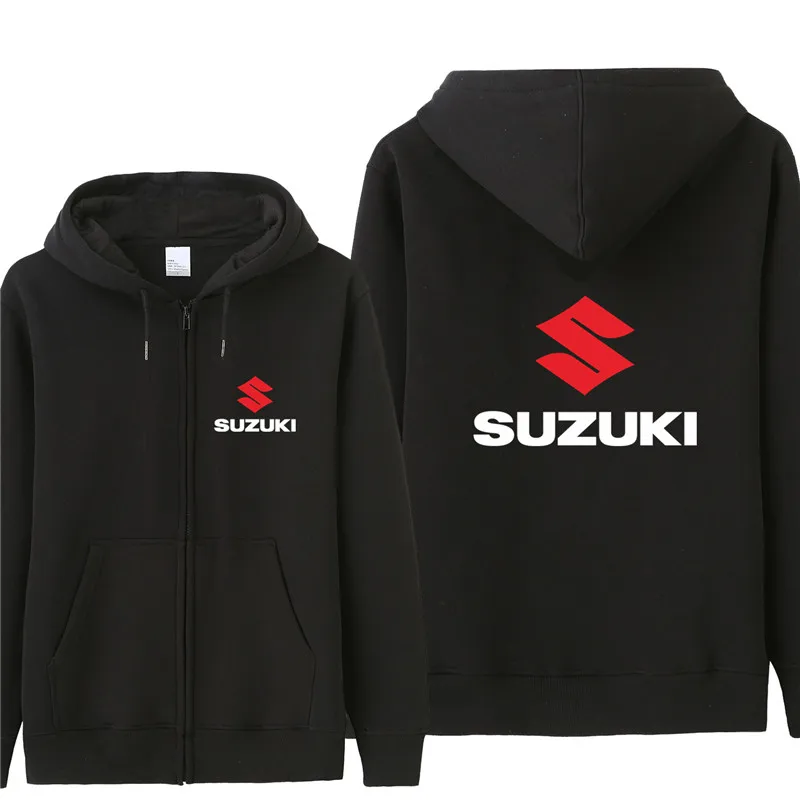 as picture Осень мотоцикл Suzuki толстовки для мужчин модное пальто флисовый пуловер унисекс мужская одежда - Цвет: as picture
