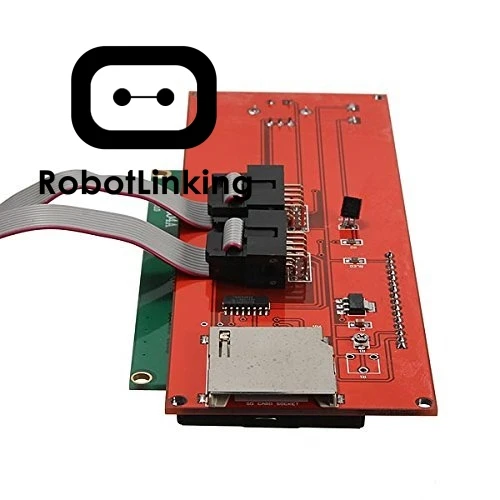 Контроллер 3D принтера с ЖК дисплеем 2004 г. адаптером RAMPS 1 4 Reprap menдель (20 символов x