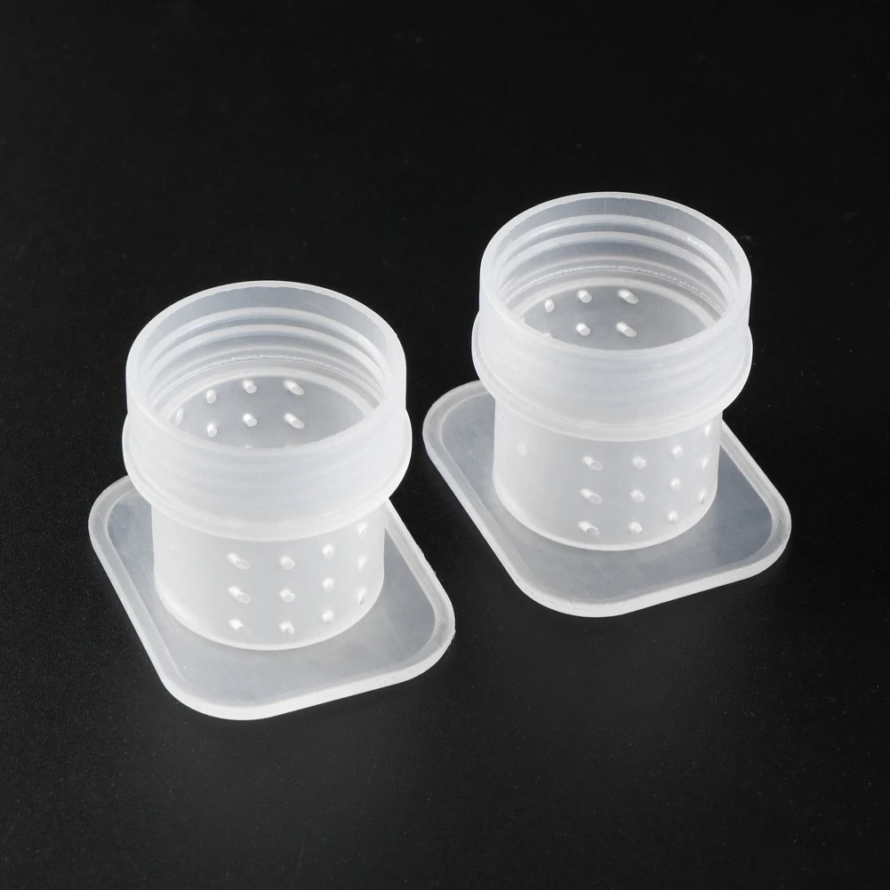 10Pcs Bees Drinker Anti Drowning Bee Drinking Equipment Needle Hole Type Bee Feeder Water Container Apiculture Beekeeping Tool
