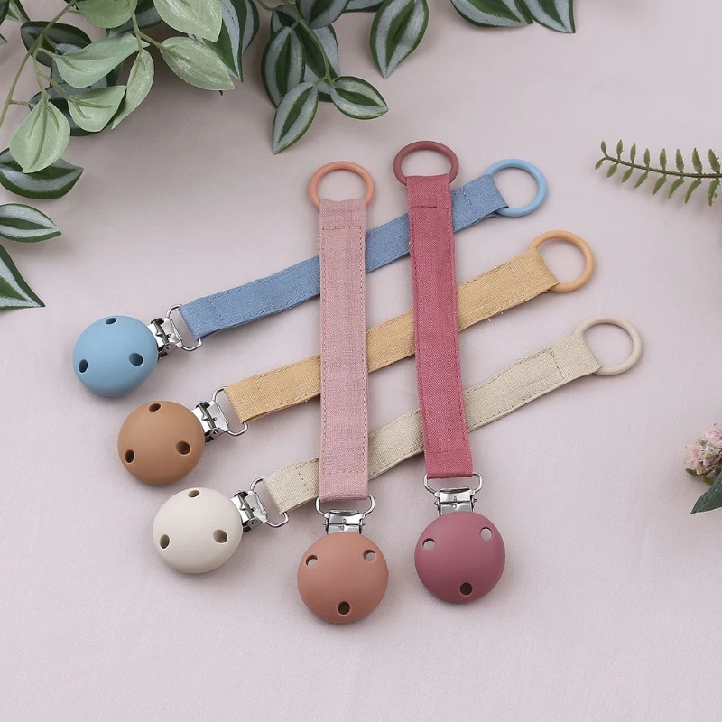 BPA Free Silicone Baby Pacifier Clips Newborn Silicone Soother Clip Chain Dummy Holder Nipple Holder Teething Toys for Baby Item teething toys pacifier clip pacifier chain pacifier accessories teether clip teething toy tethers baby silicone accessories