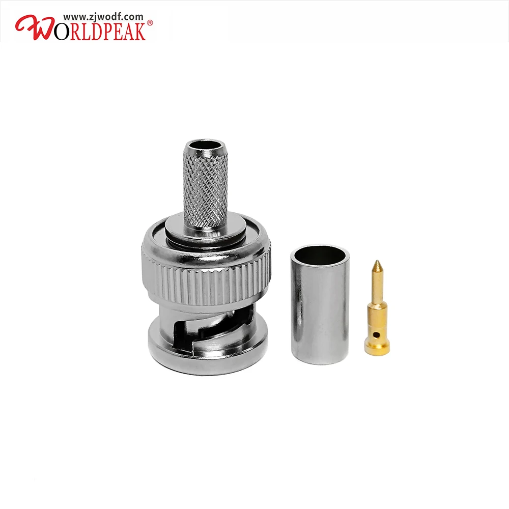 frete gratis 10 pcs bnc macho crimp rf conector para h155 01