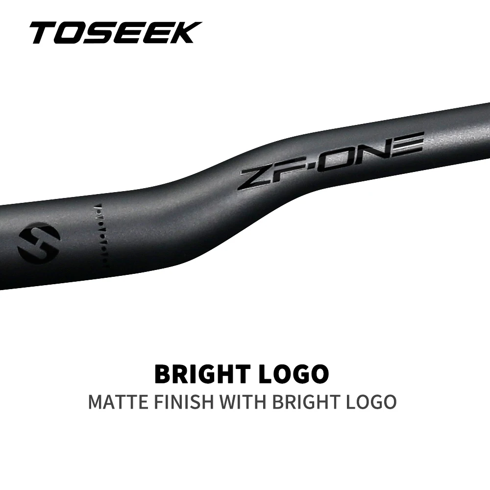 TOSEEK ZF-ONE Full Carbon Fiber Bike MTB Handlebar 31.8mm Bicycle Mountain Bars Parts 580mm-760mm bicycle handlebar