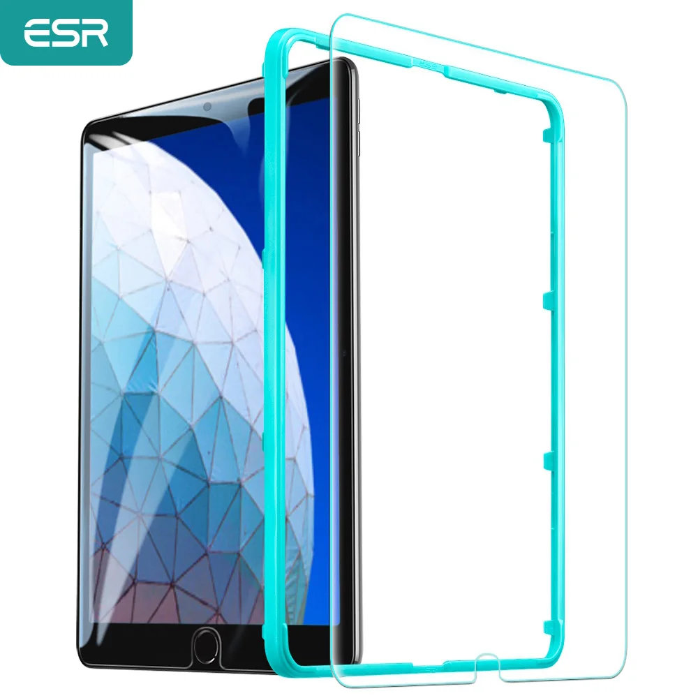 

ESR Screen Protector for iPad Pro 10.5/iPad Air 3 2019 Glass iPad Pro 12.9/11/9.7 iPad 7/6/5 Mini 5/4 Air 2 Air Tempered Glass