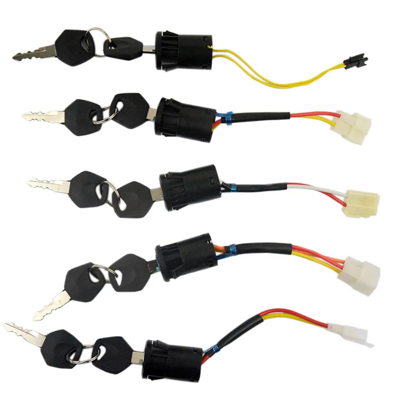 Interruptor de llave de coche eléctrico para niños, accesorios de coche de juguete para bebé, bloqueo de coche, interruptor de encendido