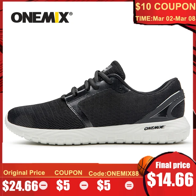 US $25.17 ONEMIX Mens Jogging Shoes Summer Sneakers Soft Deodorant Insole Light Cool Sneakers Women Sneakers