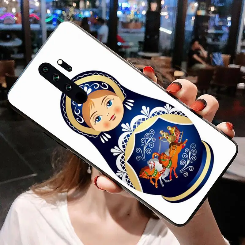 Cute Russian Dolls Matryoshka Phone Case for Redmi Note 9 8 8T 8A 7 6 6A Go Pro Max Redmi 9 K20 K30 Pro xiaomi leather case custom Cases For Xiaomi