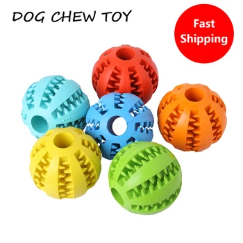 

Dog Chew Ball Funny Interactive Elasticity Dog Toys For Dog Tooth Clean Ball And Food Extra-tough Rubber Balls