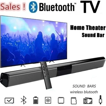 

2021 New TV Home Theater Soundbar Wireless Bluetooth Soundbar Speaker+ Remote Control With FM Raido