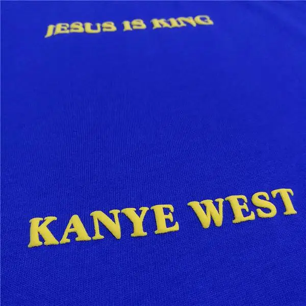 19ss и надписью «Jesus is футболка King ла прослушивания лучший Качественный хлопок футболки уличная Kanye West в стиле «хип-хоп» и надписью «Jesus is King футболка