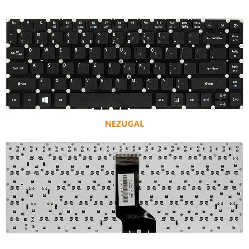 

Клавиатура US для ноутбука Acer Aspire E5-422 E5-432 E5-473 E5-473G E5-473T E5-473TG E5-422 E5-422G US