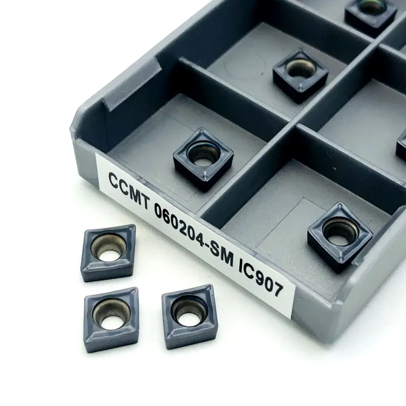 CCMT060204 SM IC907 инструмент из карбида вольфрама вставка четырех углов карбидный
