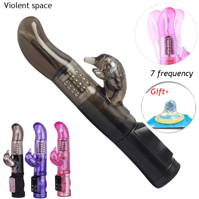 7 скоростей G Spot Dolphin вибрация и Вращение Вибраторы для женщин клитор волшебная