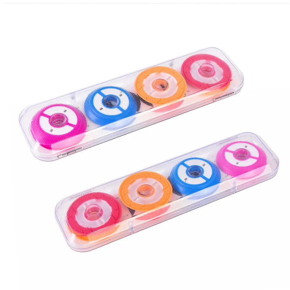 B Lightweight Storage Coil Fishing Spool Box Line Winding Board Main Shaft Bobbin Outdoor Colorful Portable Silicone Tackle - Цвет: B