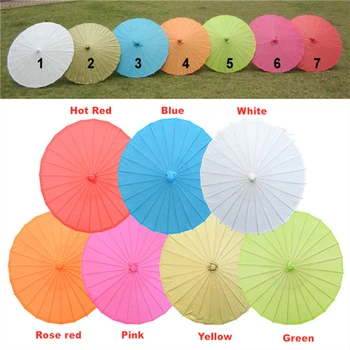 

12Pcs Handmade Paper-Umbrellas Wedding Bridal Wedding Parasols Chinese Craft Party Decors Wedding Favors Personalized Umbrella