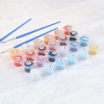 

1 Set 40*50 Cm DIY Painting By Numbers Sunset Art Picture Without Frame