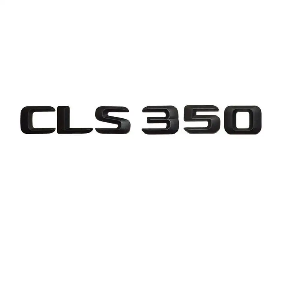 Черные буквы с цифрами для багажника CLS 350 значок эмблема Эмблемы Benz CLS350 |