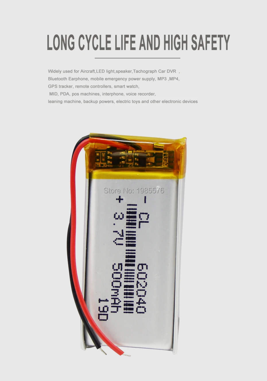 3,7 v 130mAh 501230 перезаряжаемая Lipo батарея для gps MP4 камеры power Bank планшет электрические игрушки PAD DVD литий-полимерная батарея