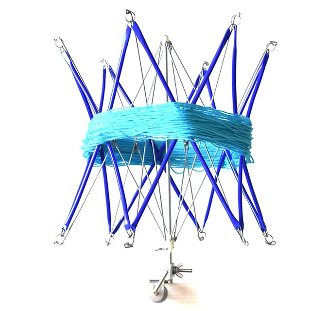 Umbrella Yarn Swift Wool Winder Laying Frame Hand Operated Knitting Winder  - China Ball Winder, Ball Winding Machine