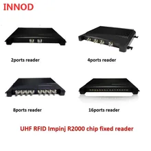 Высокая производительность 860-960 МГц длинный диапазон UHF RFID считыватель 4 порта 8 портов фиксированный считыватель используется и логистического отслеживания
