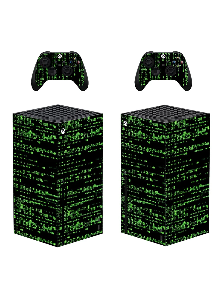 Code Style Xbox Series X Skin Sticker for Console & 2 Controllers Decal Vinyl Protective Skins Style 1 