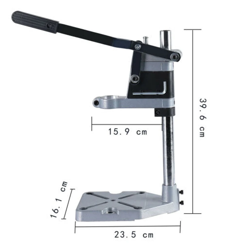 

Electric Hand Drill Support Bracket Holder 6109 Aluminum Base Single+Vise Set for drill bits and rotating tools