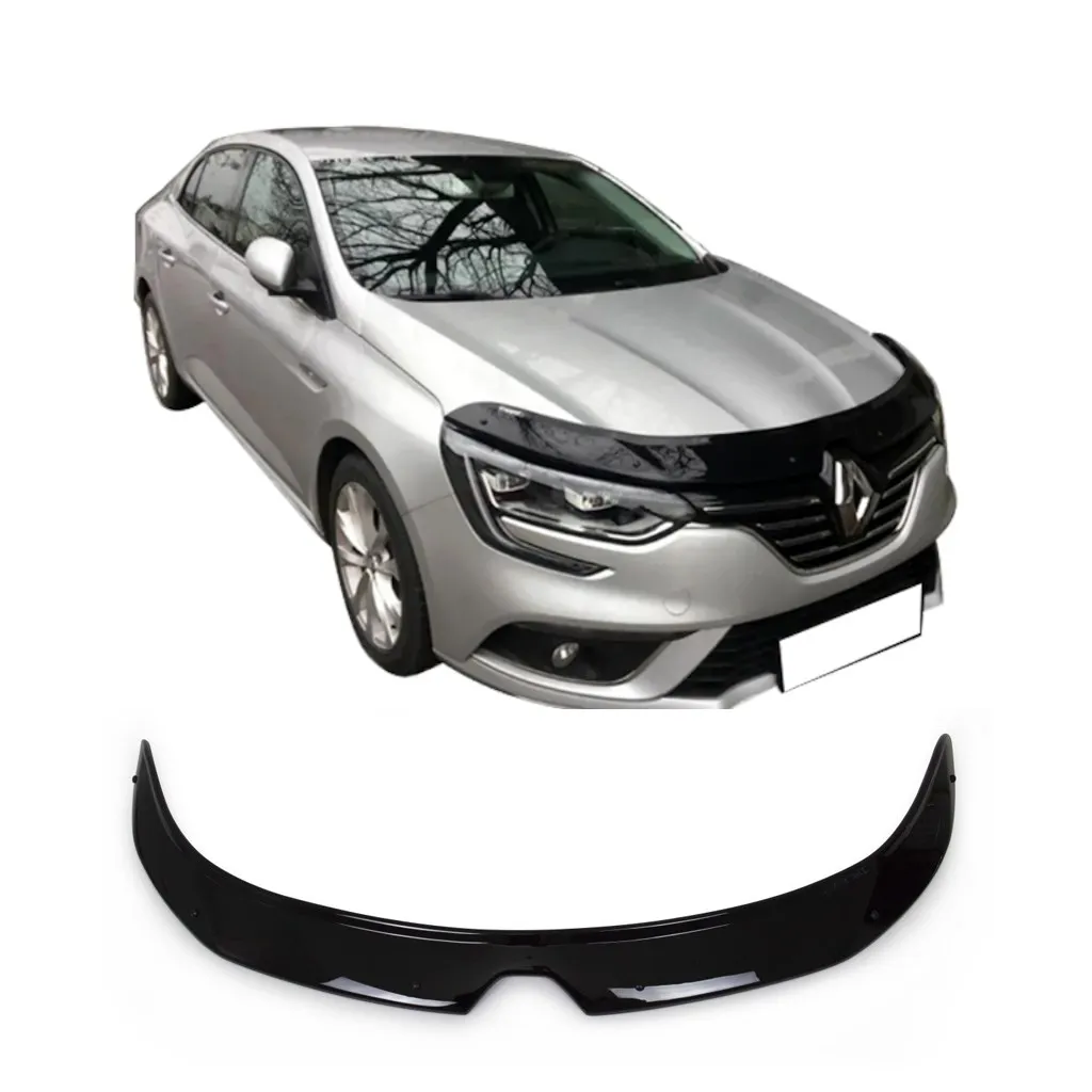 Для Renault Megane 4 2016 2017 2018 2019 2020 спереди защита от насекомых капюшон дефлекторы