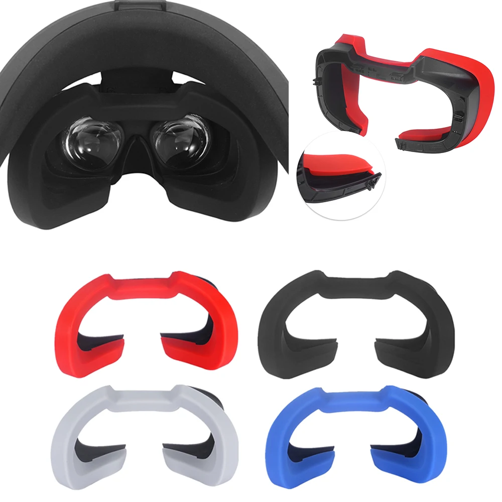 Soft Silicone Eye Mask Cover Breathable Light Blocking Eye Cover Pad for Oculus Rift S VR Headset Accessories