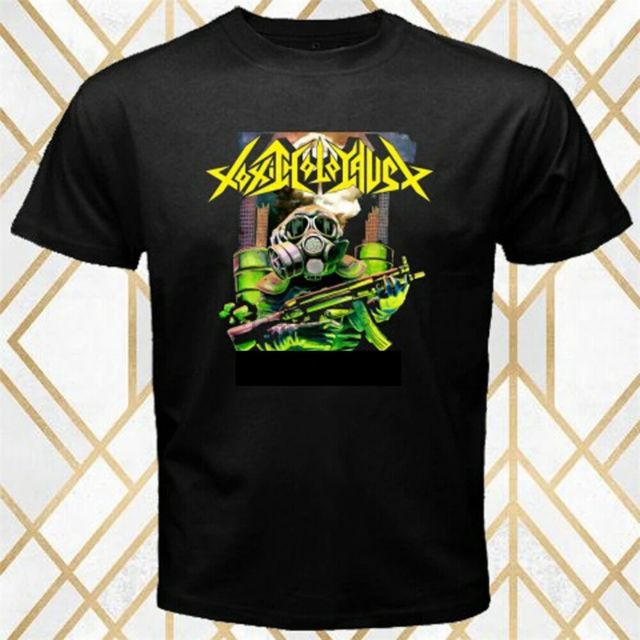 Toxic Holocaust Thrash Metal Band Logo Men Black T-Shirt Size S - 3Xl New Unisex Funny Tops Tee Shirt | Мужская одежда