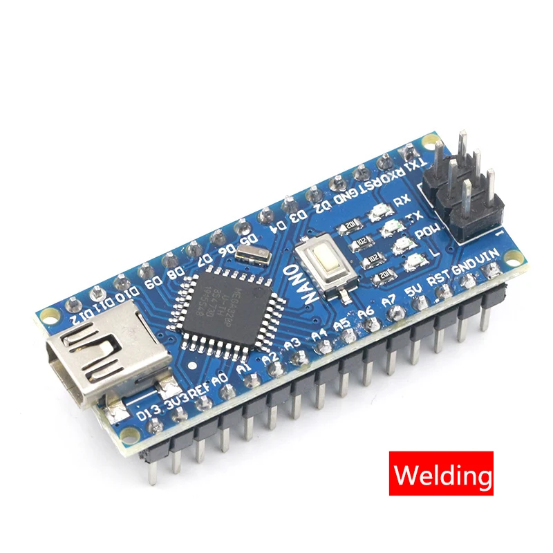 Плата плата совместимая с контроллером arduino Nano 3 0 Atmega328 макетная модулем WAVGAT без USB