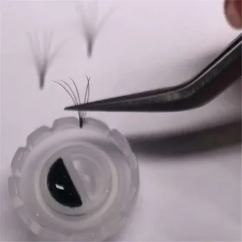 

100Pcs/Set Adhesive Eyelash Palette Holder Disposable Glue Holder Ring Pallet For Extension Eyelash Graft Eyelash Tools