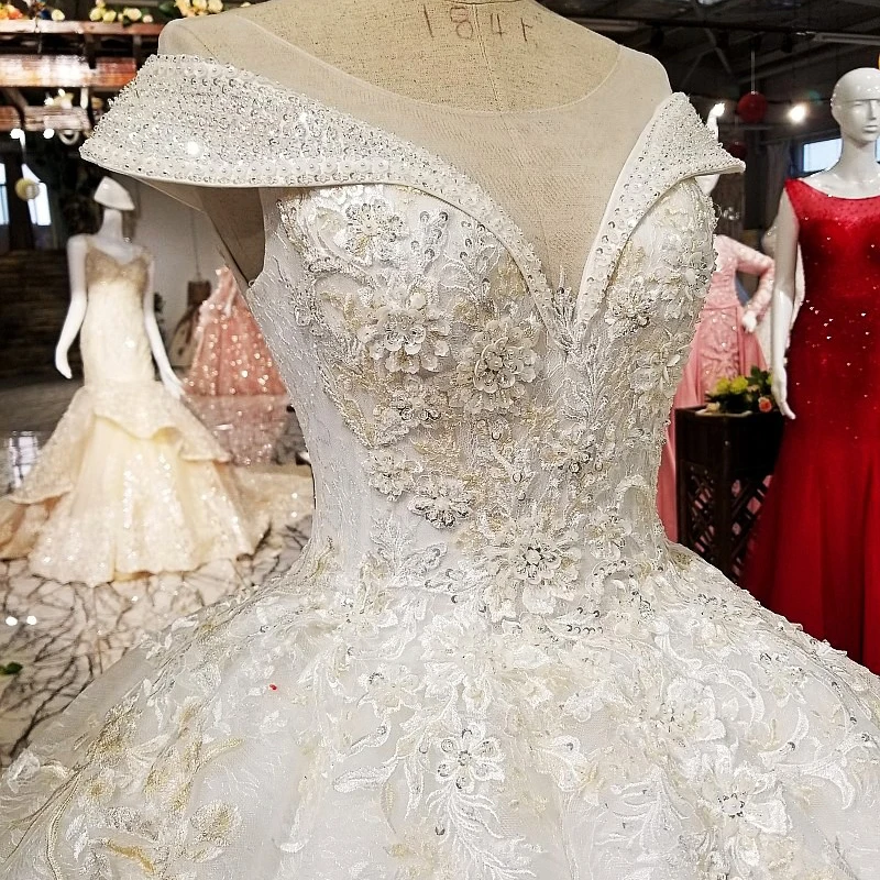 LS92440 свадебное платье с кружевом2018 новый дизайн мантии белой органзы кружевами