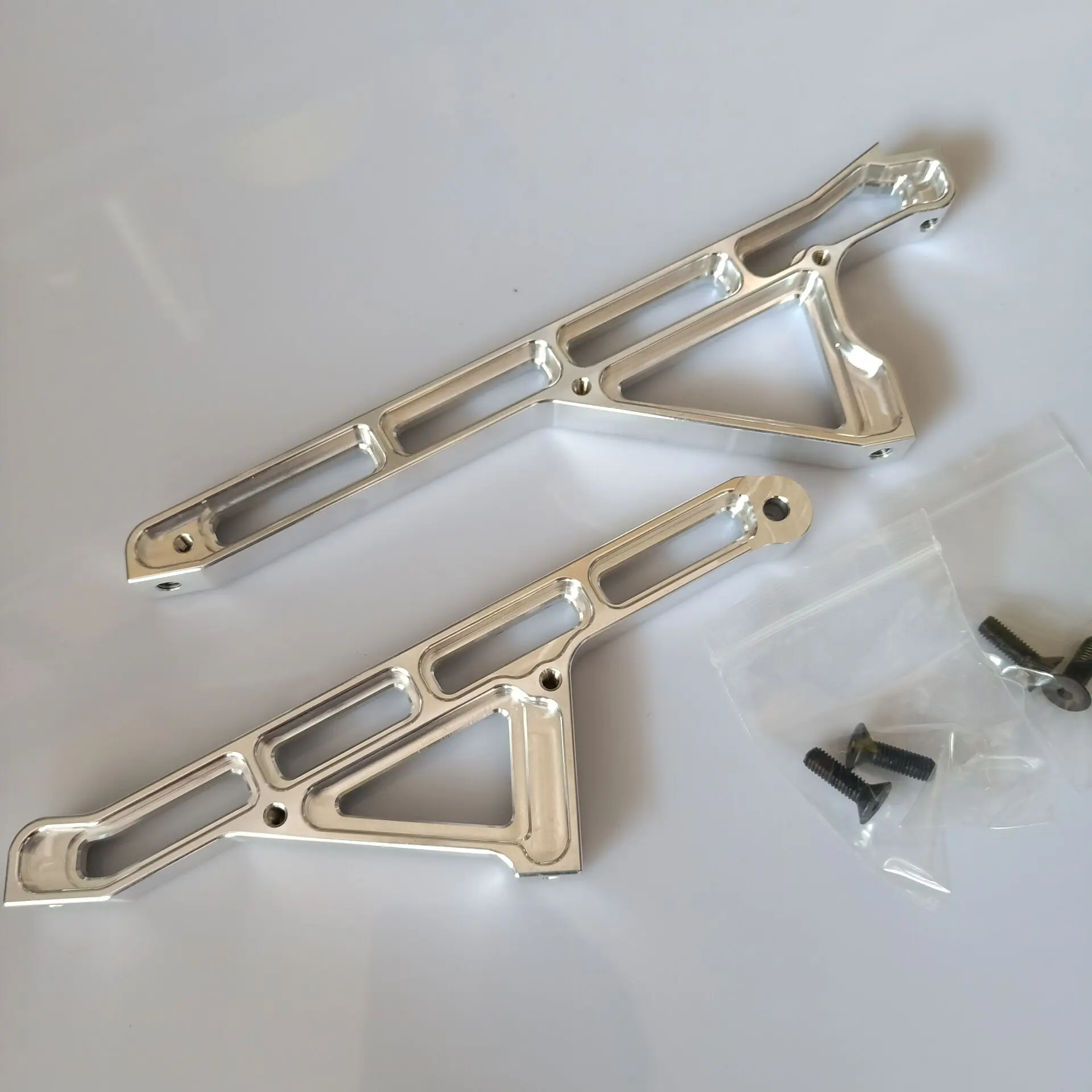 Aluminium Alloy 7075 Front + Rear Chassis Bracket Mount for Losi 5ive-t V2.0 V1.0 1/5 RC CAR