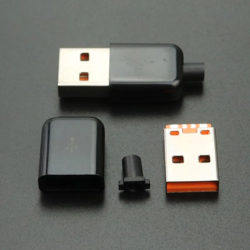 10 stücke Micro USB 5Pin 4Pin TYPE-C Schweißen Typ Stecker Anschlüsse Ladegerät USB C Schwanz Lade Buchse DIY lade stecker – Detail 9